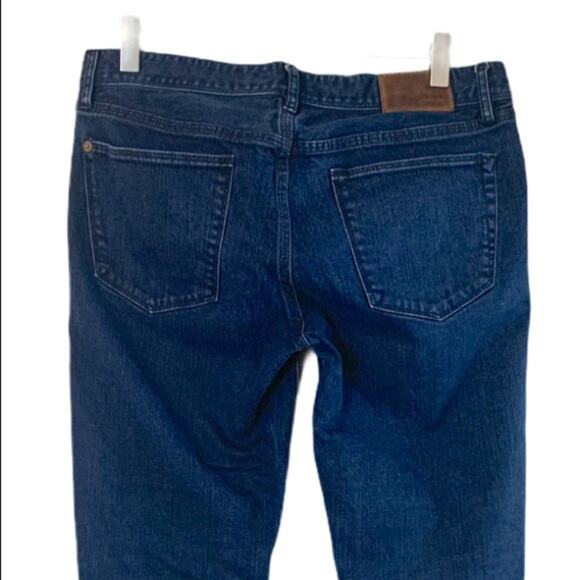 Madewell Women's Jeans Slim Fit 8" Mid Rise Ankle Dark Blue Indigo Wash Size 28 - Picture 4 of 7